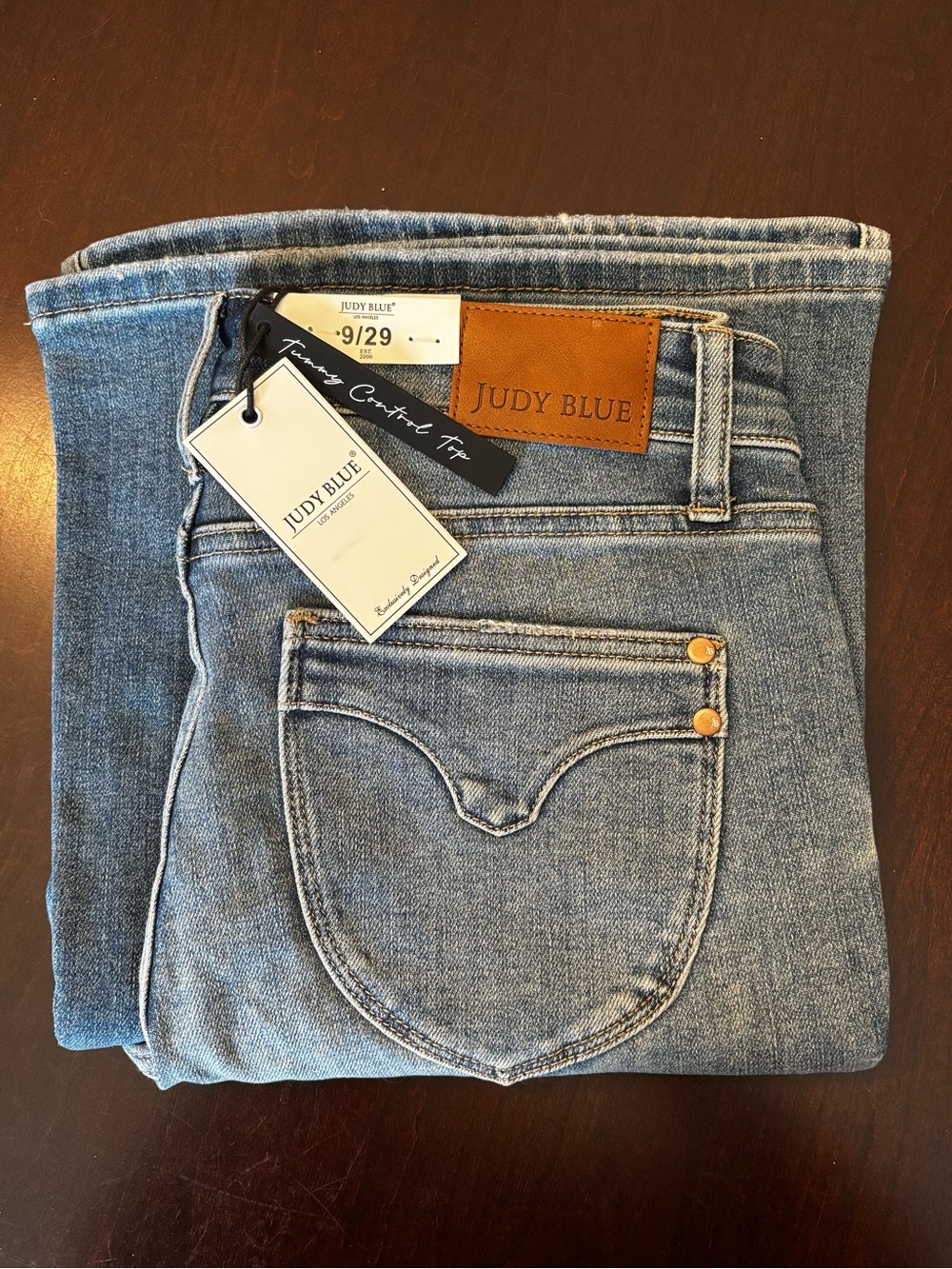 Judy Blue Flare Fit Mid Rise Tummy Control Jeans - Med Blue - Size 9/29 - NWT